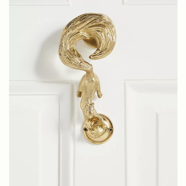 Penny Squirrel Door Knocker