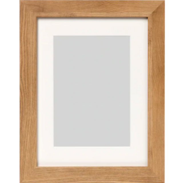 DALSKÄRR Frame, wood effect, light brown, 12x16 "