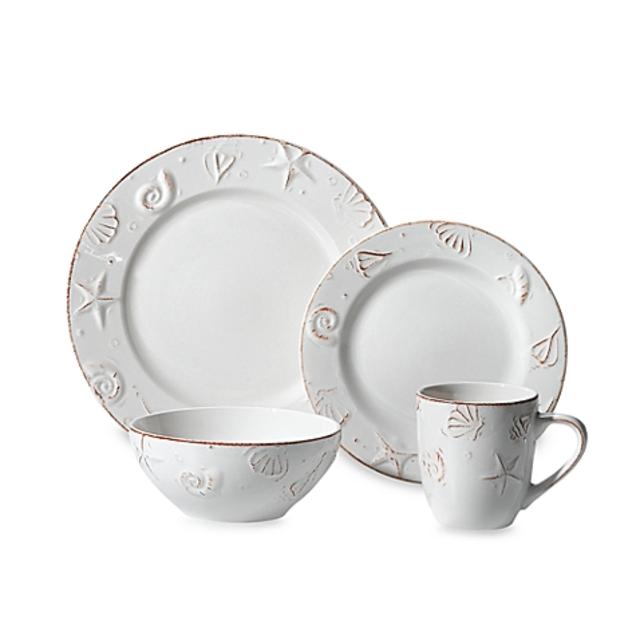 Thomson Pottery Hampton 16-Piece Stoneware Dinnerware Set