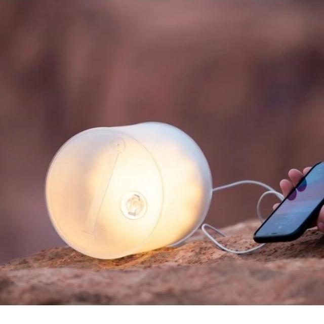 MPOWERD Luci Inflatable Solar Lantern + Power Hub: Base Camp Max