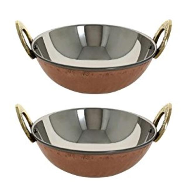 Karahi Indian Serving Dishes, set of 2