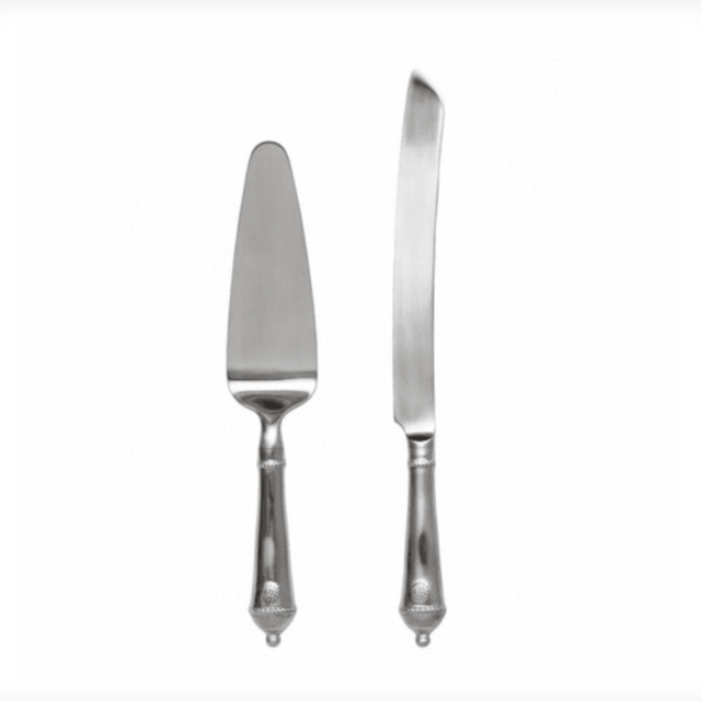 Juliska Berry & Thread Bright Satin Cake Knife & Server Set