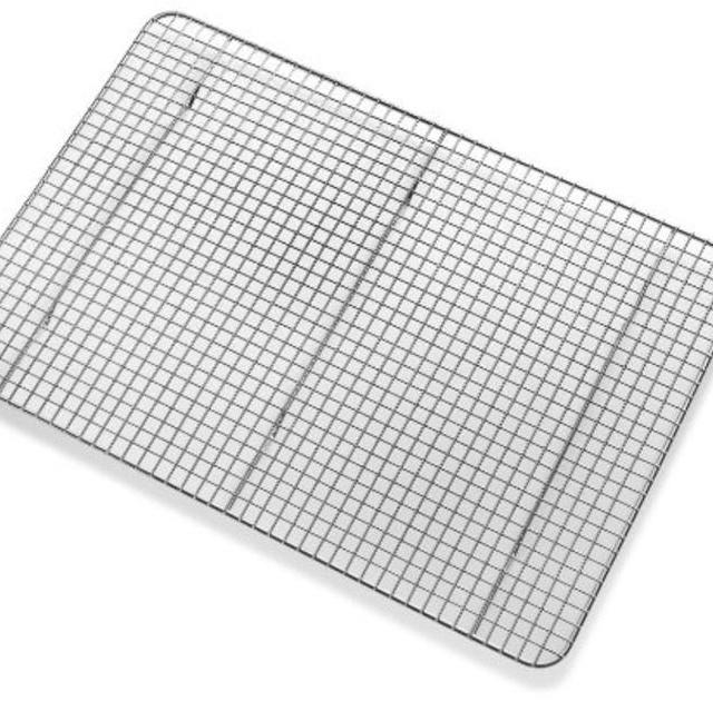 Cooling Rack, Chef Quality 12 inch x 17 inch Chrome Plate Steel Oven Safe