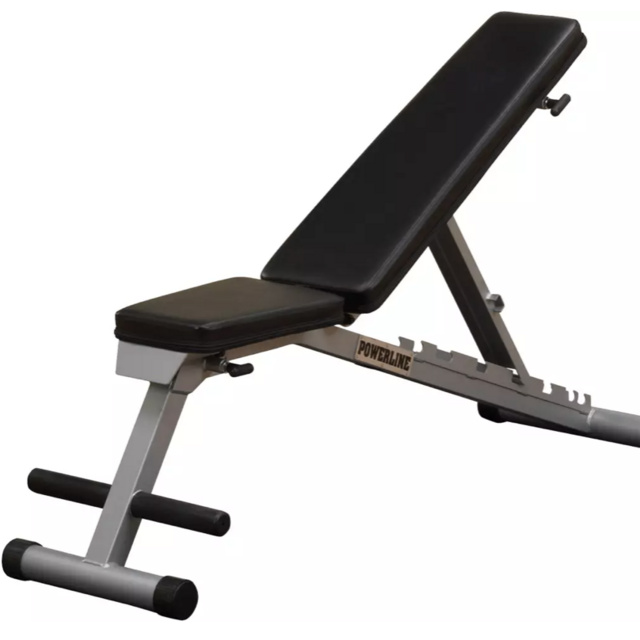 Powerline PFID125X Flat Incline Decline Folding Weight Bench