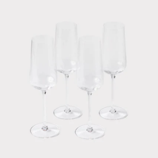 Fable Stemware Flute Glasses