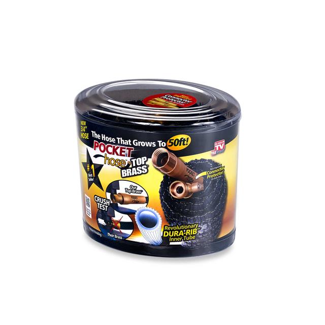Pocket Hose™ 50-Foot Top Brass™
