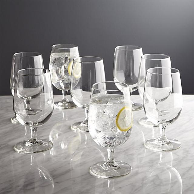 Set of 8 Boxed Water Goblets