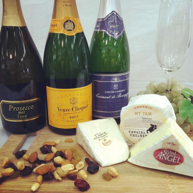 French Cheese and Champagne