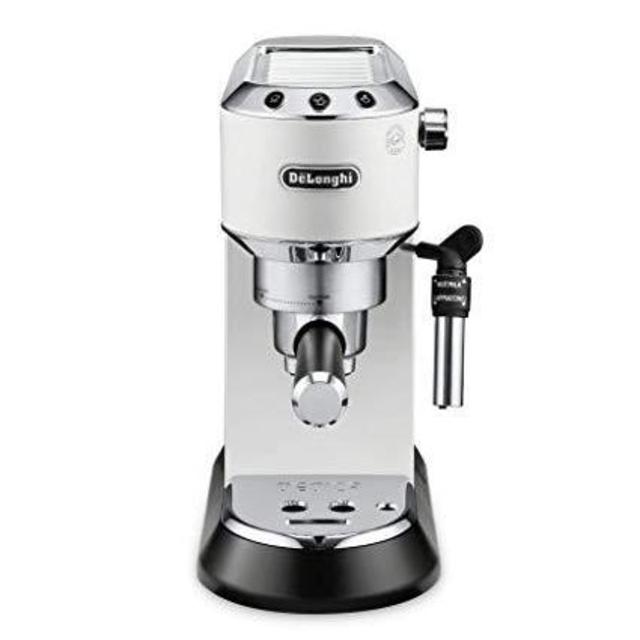 De'Longhi Dedica Deluxe Espresso Machine in White