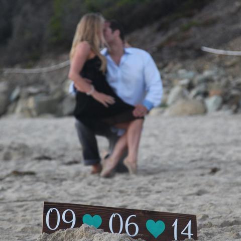 Custom frame for wedding invitation