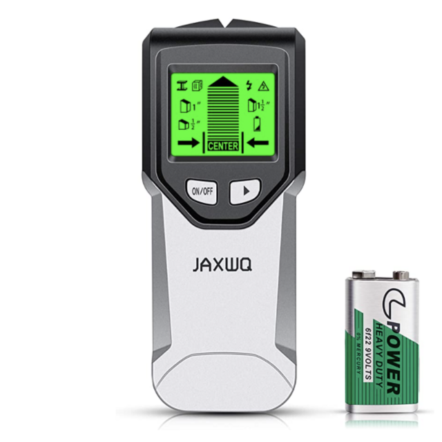 Stud Finder Wall Scanner - 5 in 1 Stud Detector with Intelligent Microprocessor Chip and HD LCD Display, Stud Sensor Beam Finders for the Center and Edge of Wood AC Wire Metal Studs Joist Pipe
