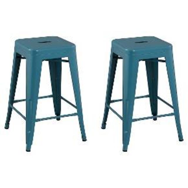 Metal Counter Stool - Set of 2