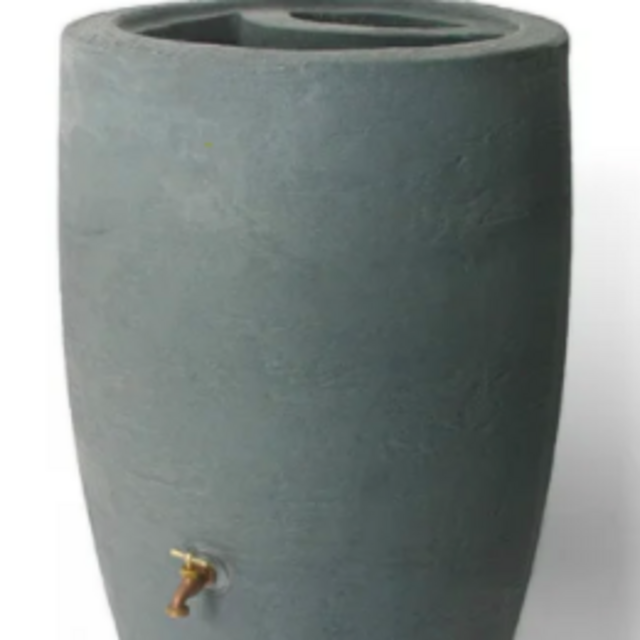 Rain Barrel- Charcoal Stone