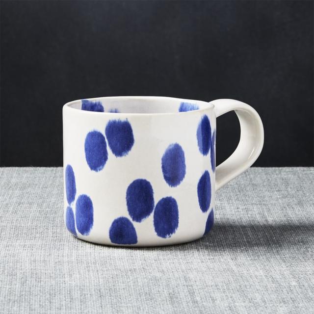 Maude Blue Dots Mug