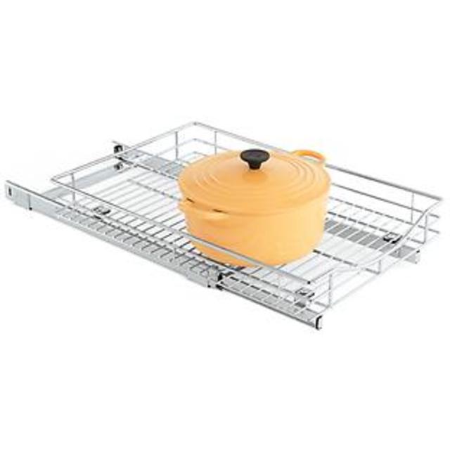 17" Roll-Out Cabinet Drawer Chrome