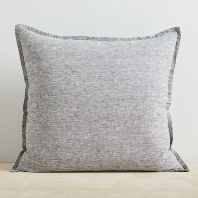 European Flax Linen Pillow Cover - 20x20 - Melange