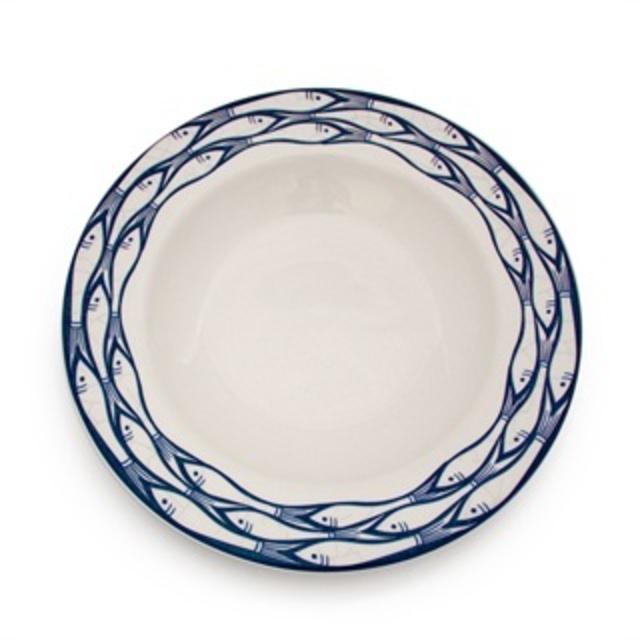 Sardine Run Deep Rimmed Bowl