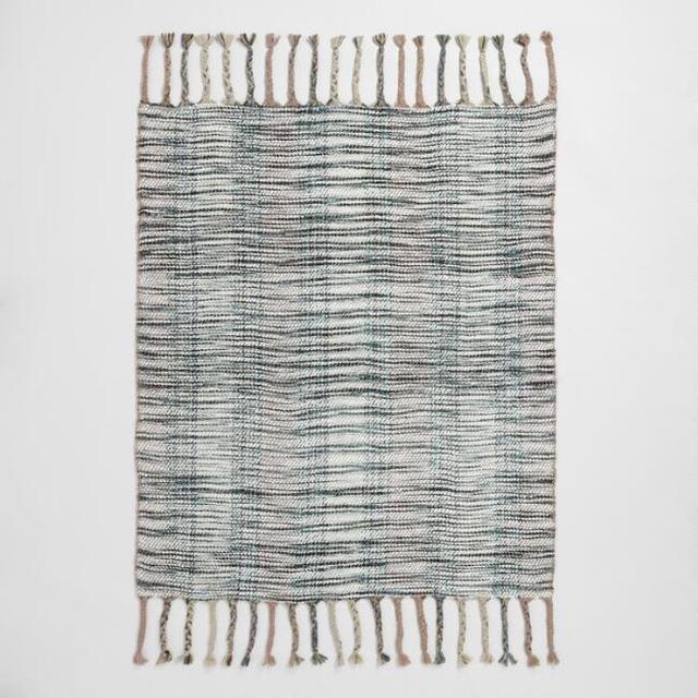 Multi Stripe Boho Throw Blanket