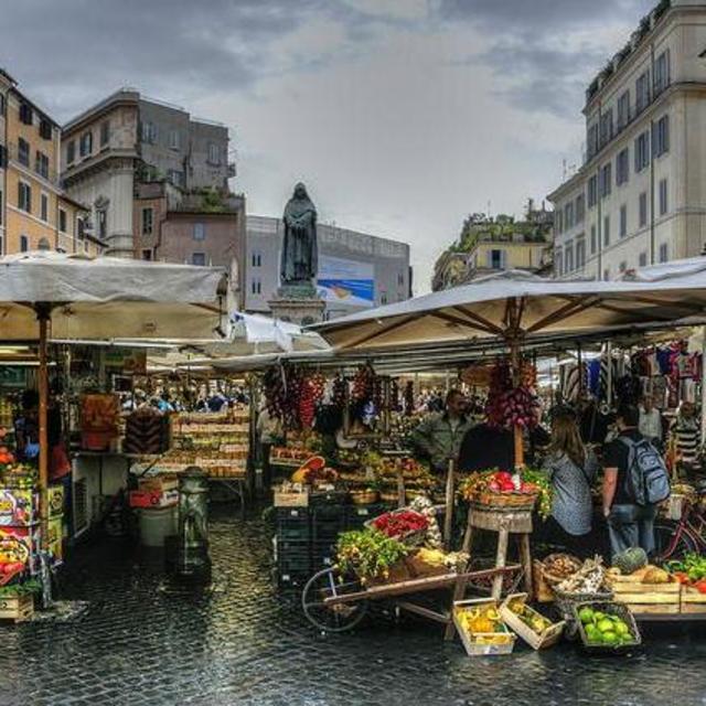 Trevi Fountain, Pantheon, and Campo De' Fiori Market Food and Wine Tour
