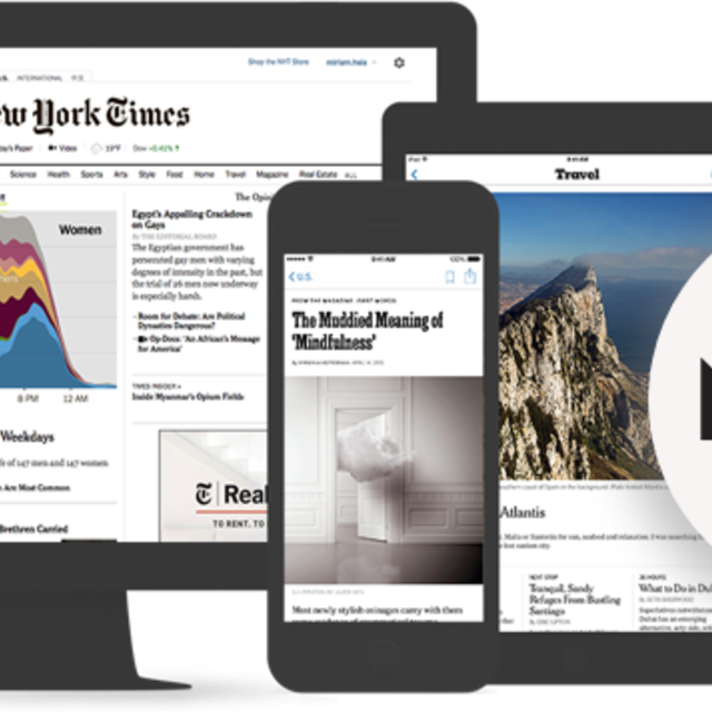 1 Year Subscription to The New York Times