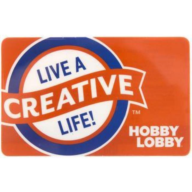 Hobby Lobby Gift Card - Various Amounts