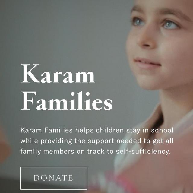 Donation to Karam Foundation