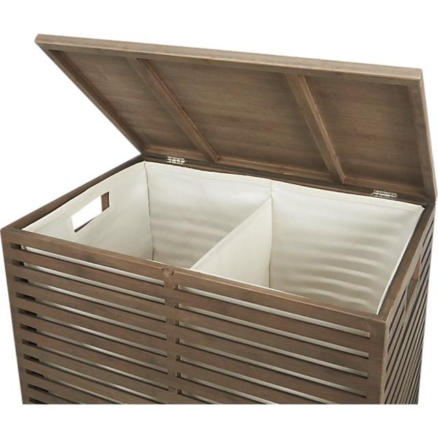 Dixon Bamboo Hamper with Liner