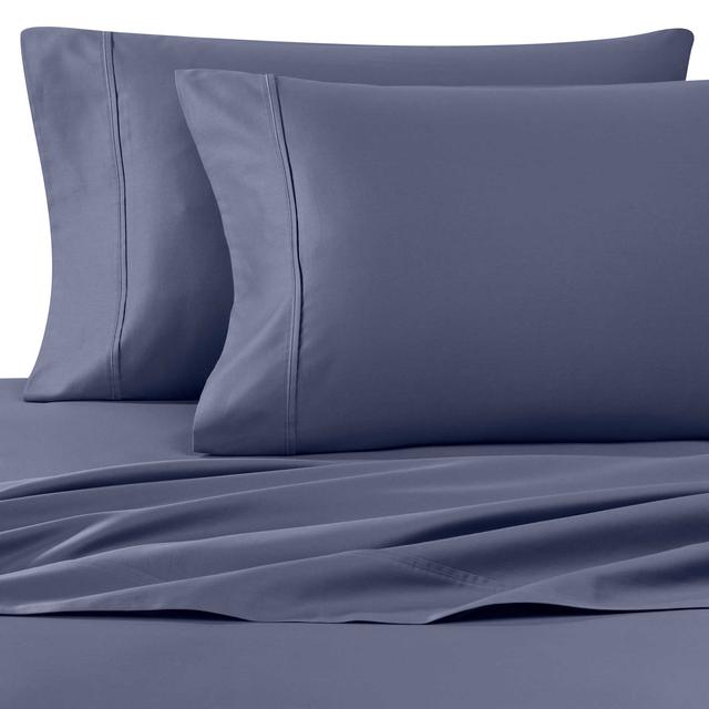 Wamsutta® 400 Thread Count Standard Pillowcases in Blue Jean (Set of 2)