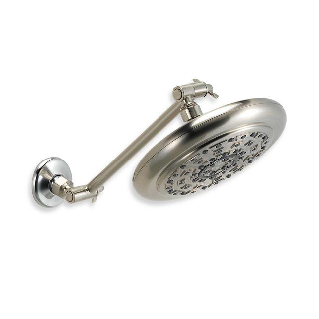 Oxygenics® Storm® Brushed Nickel Shower Head with 9-Inch Extension Arm