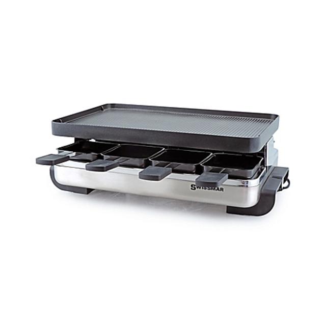 Swissmar® 8-Person Stelvio Raclette Party Grill with Reversible Grill Plate