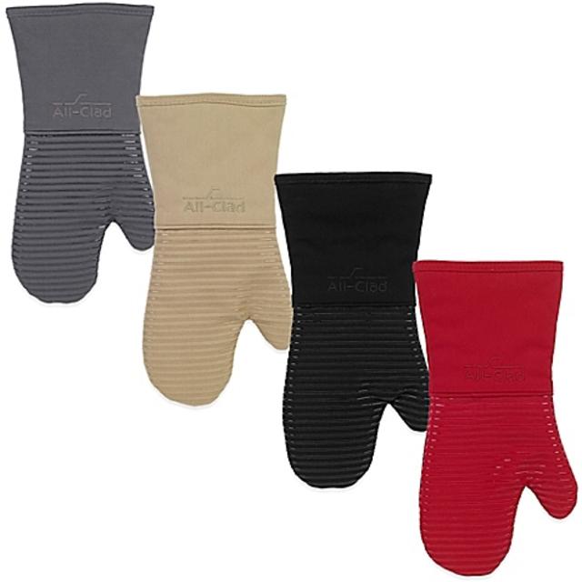All-Clad Silicone Oven Mitt in Cobalt