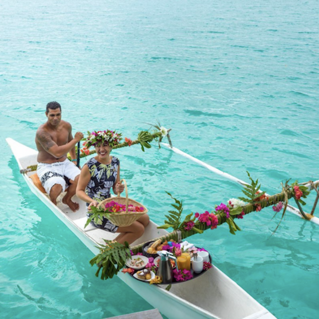 Honeymoon Canoe Breakfast