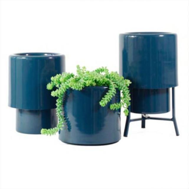 Arro Collection - Basso Planter - Peacock