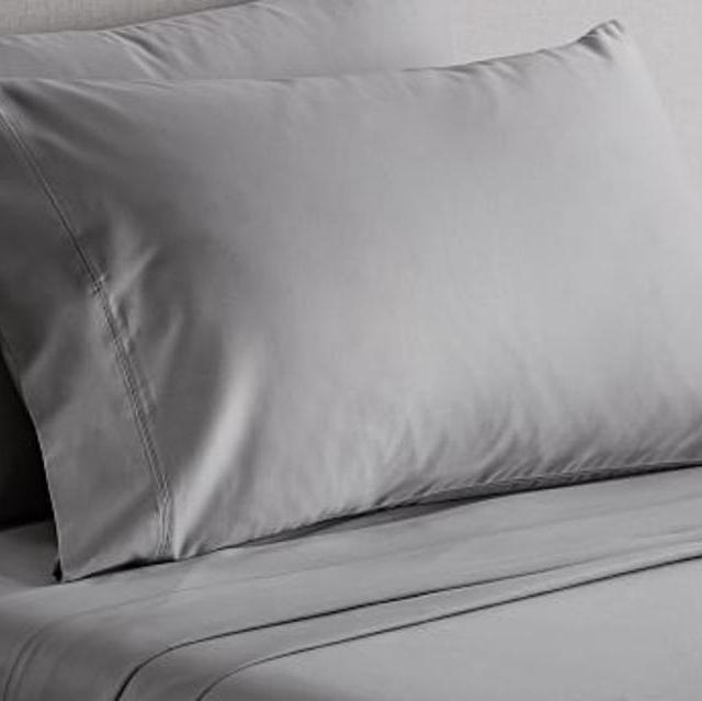 700-Thread-Count Sheet Set, Queen, Smoke Gray
