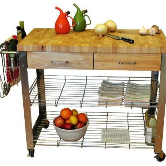 Chris & Chris Jet1221 Stadium Kitchen Work Station, 20 by 38 by 34-Inch