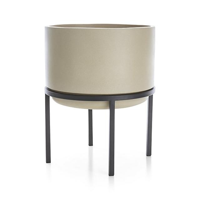 Sand Tall Planter with Stand