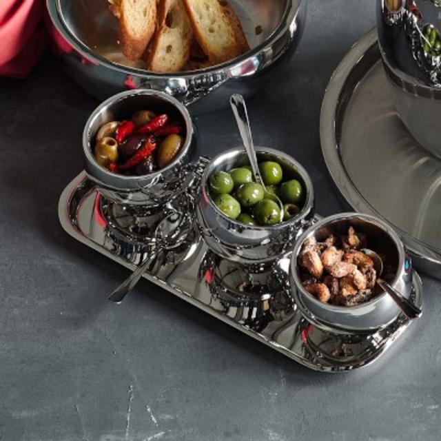 Double-Wall Insulated Condiment Trays