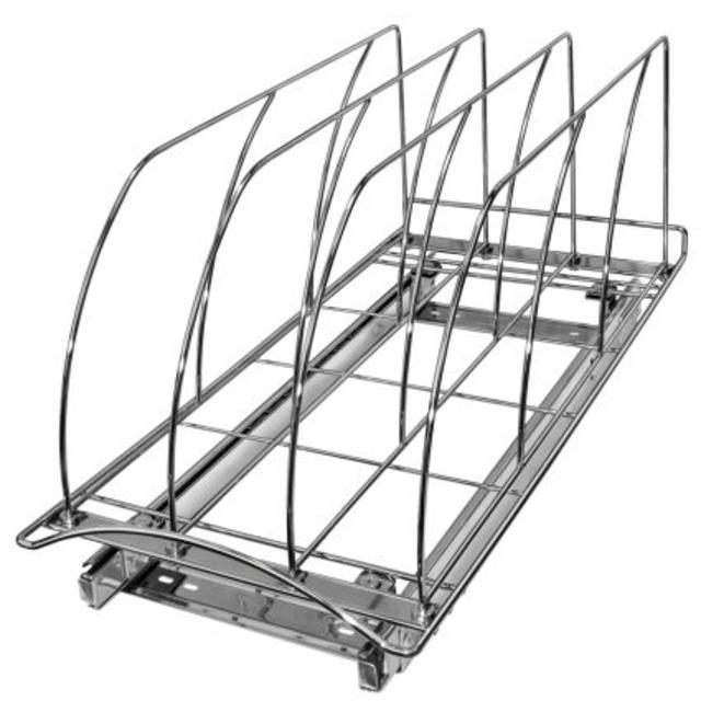 Lynk Professional Roll-Out Cutting Board & Bakeware Organizer