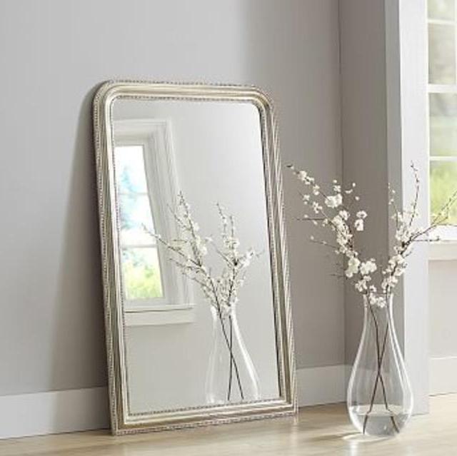 Bonaparte Silver Gilt Floor Mirror