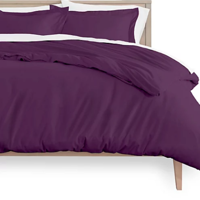 Bare Home Duvet Cover and Sham Set - Premium 1800 Ultra-Soft Brushed Microfiber - Hypoallergenic, Easy Care, Wrinkle Resistant (White, Queen)