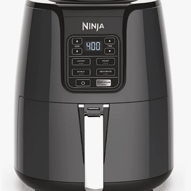 Ninja AF101 Air Fryer, 4 Qt, Black/gray