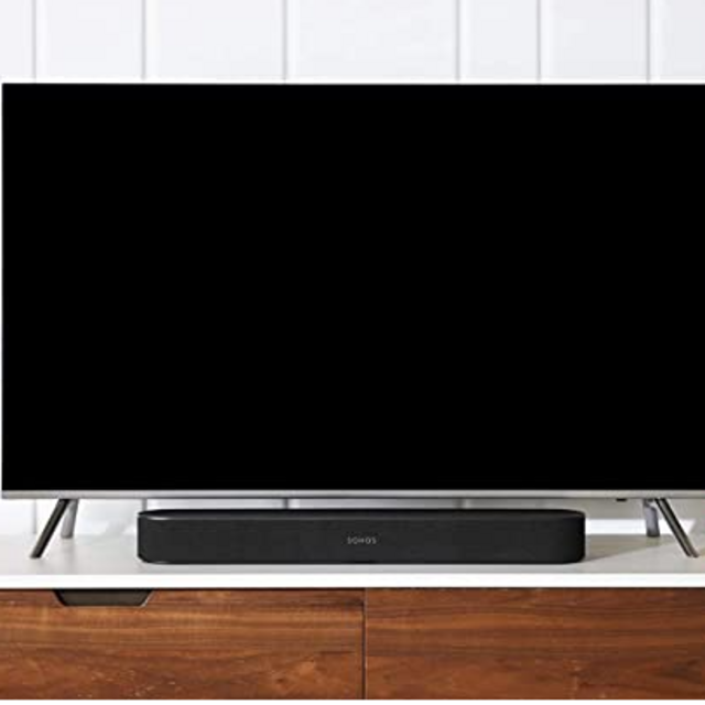 Sonos Beam - Smart TV Sound Bar with Amazon Alexa Built-in - Black