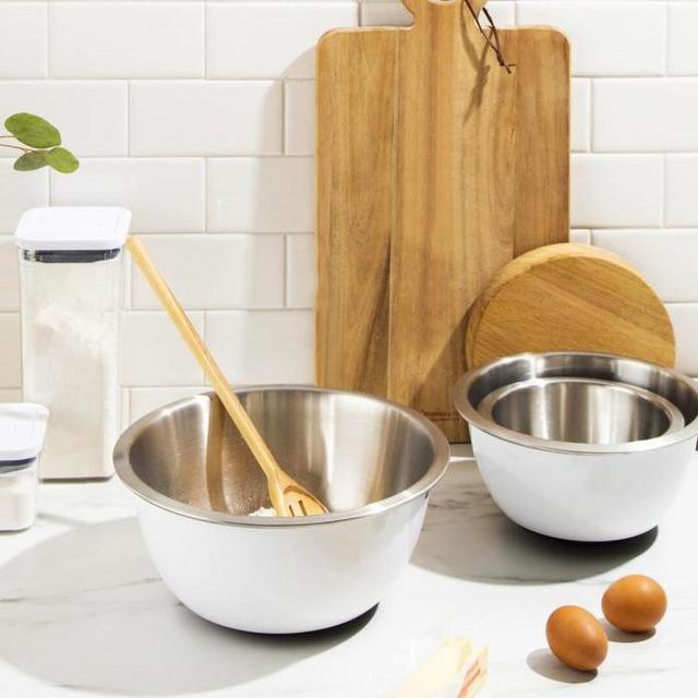 Good Grips 3-Piece Stainless Steel Mixing Bowl Set