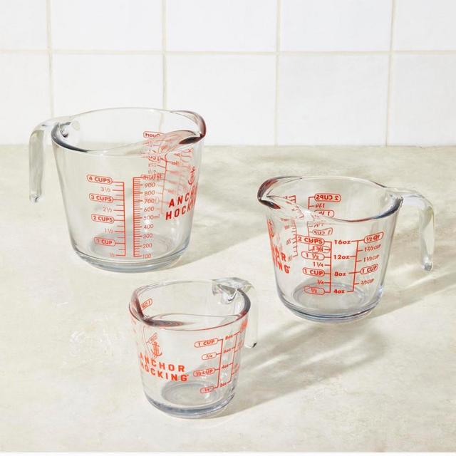 Anchor Hocking - 3-Piece Measuring Cup Set