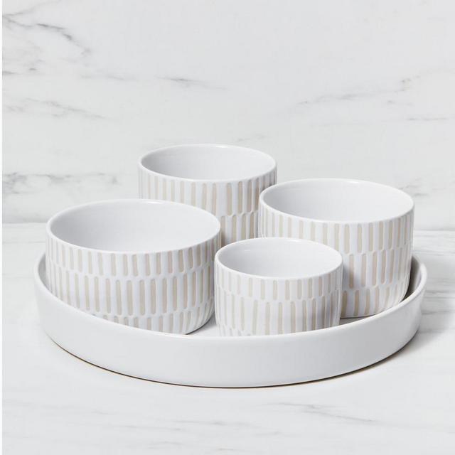 Poppy & Vine - Rowan 5-Piece Round Serving Set
