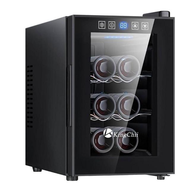 KingChii 6 Bottle Wine Cooler Refrigerator