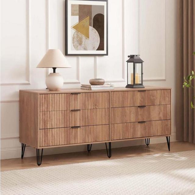 Dumbo Modern 6-Drawer Double Dresser