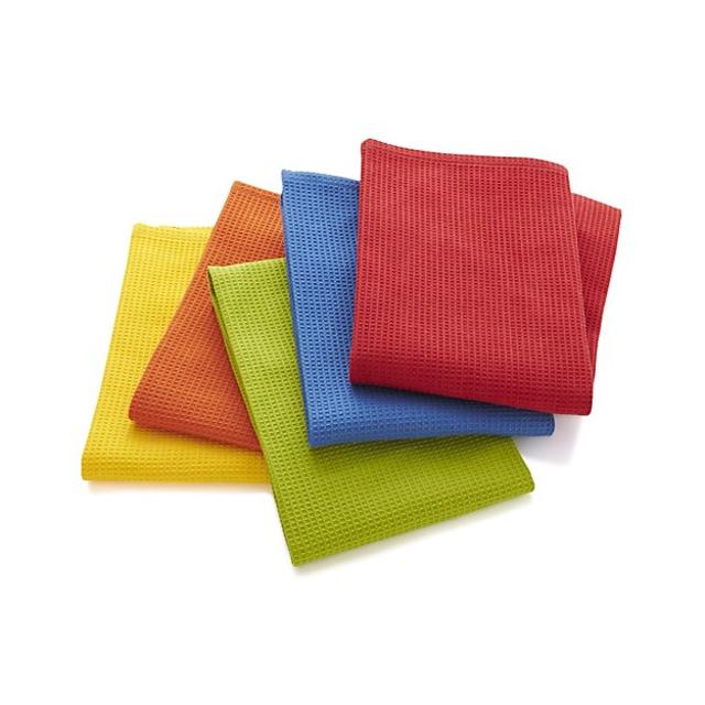 Set of 5 Salsa Solid Dish Towels