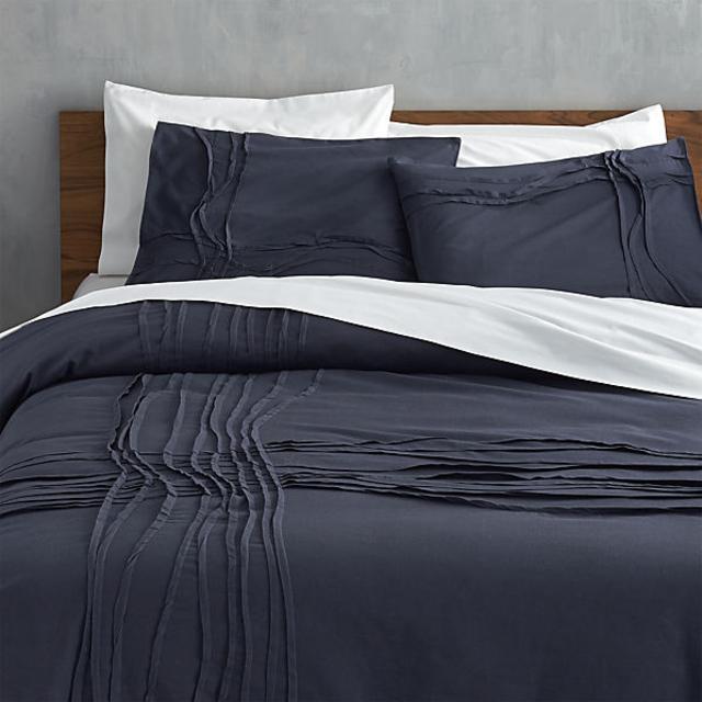 Twisted Navy Full/Queen Duvet