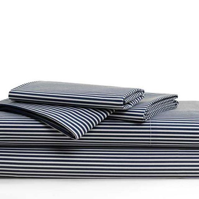 Classic Core Sheet Set in Navy Stripe